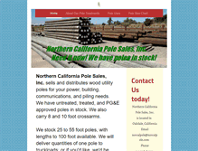 Tablet Screenshot of norcalpole.com